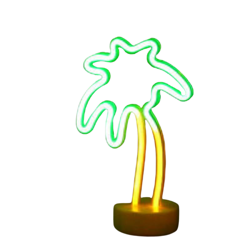 Tropical Nights Neon Deco Lights With Remote Control