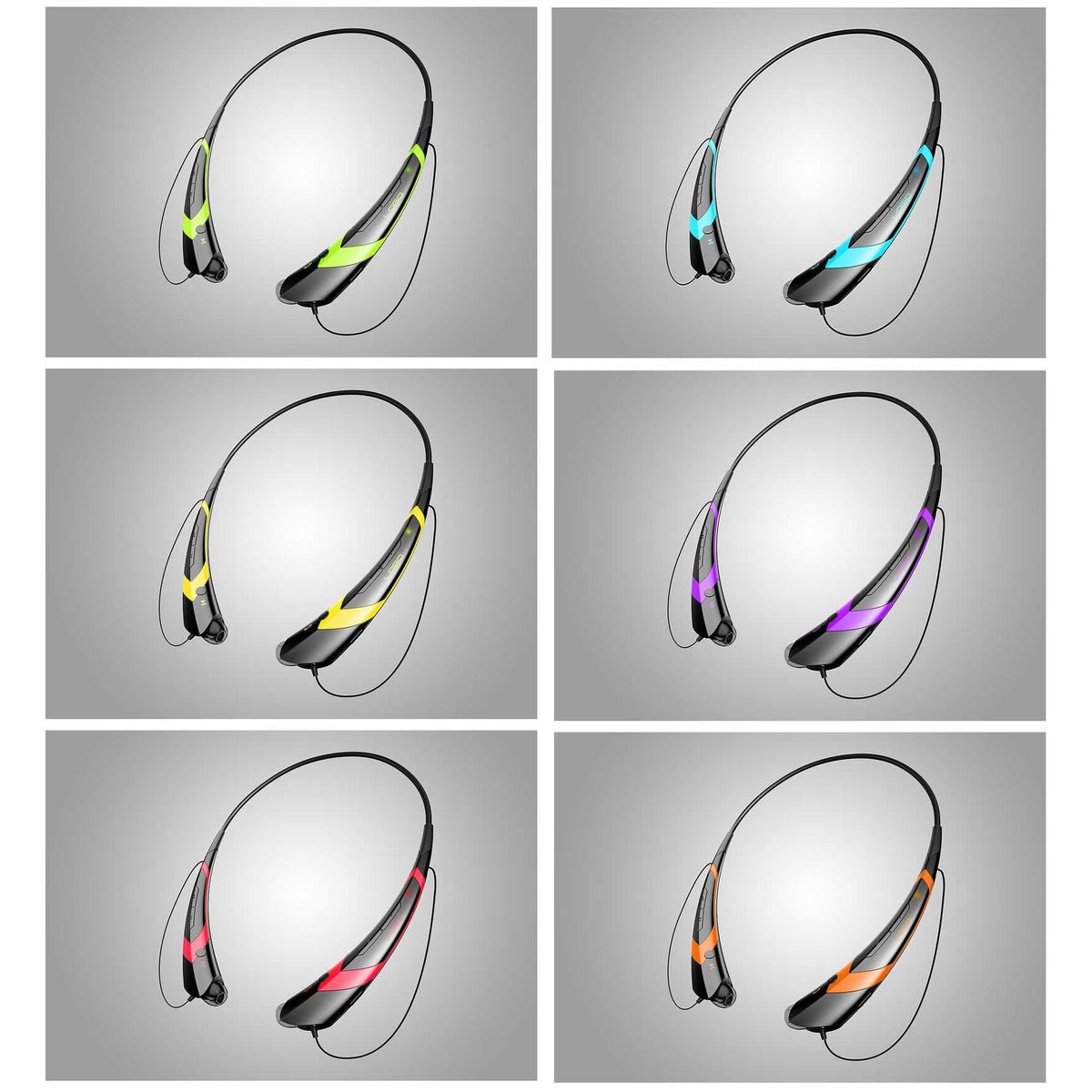 Music & Sound Collar Headphones with Magnetic Earbuds