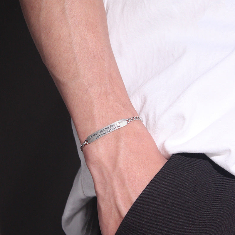 Vintage Thai Silver Bracelet for Men's Fashion (Copy)