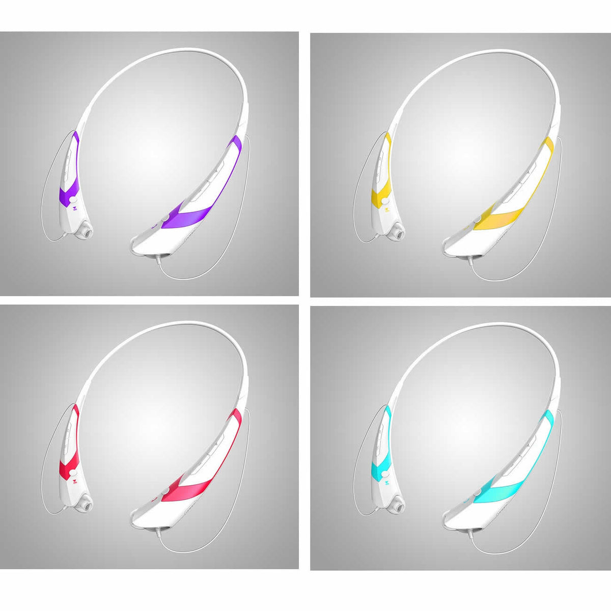 Music & Sound Collar Headphones with Magnetic Earbuds
