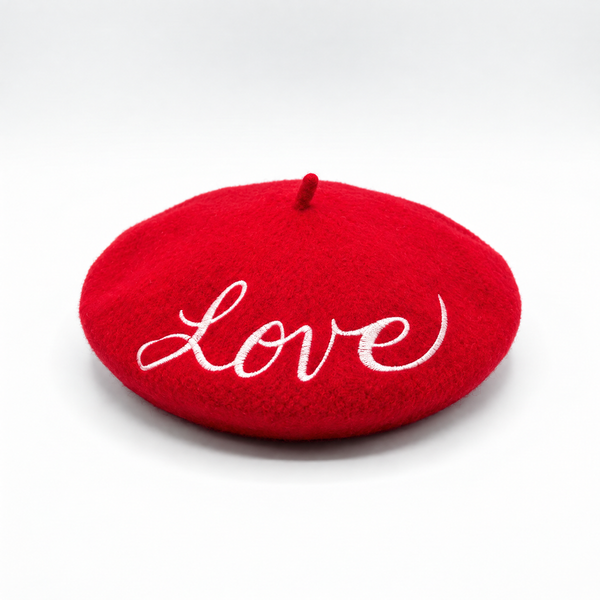 FLASH SALE: Embroidered Berets in 5 Fun Colors and Sayings | Wool and Nylon