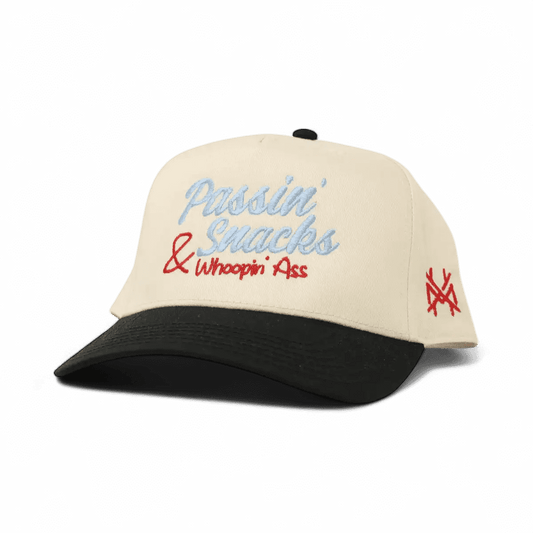Passin' Snacks & Whoopin' Ass Snapback Hat
