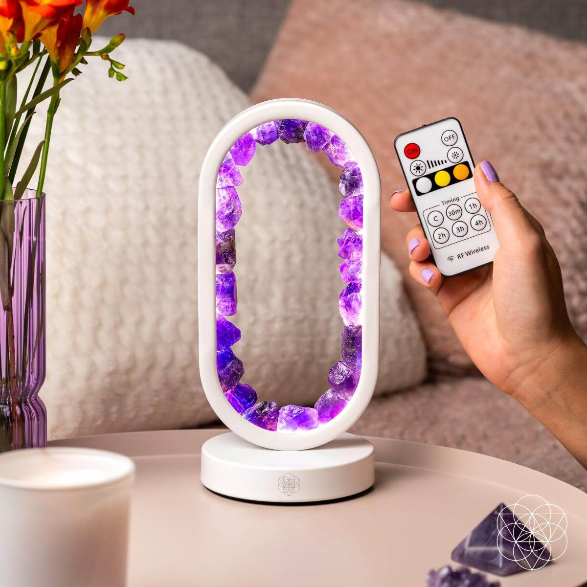 Portal to Peace - Amethyst Lamp