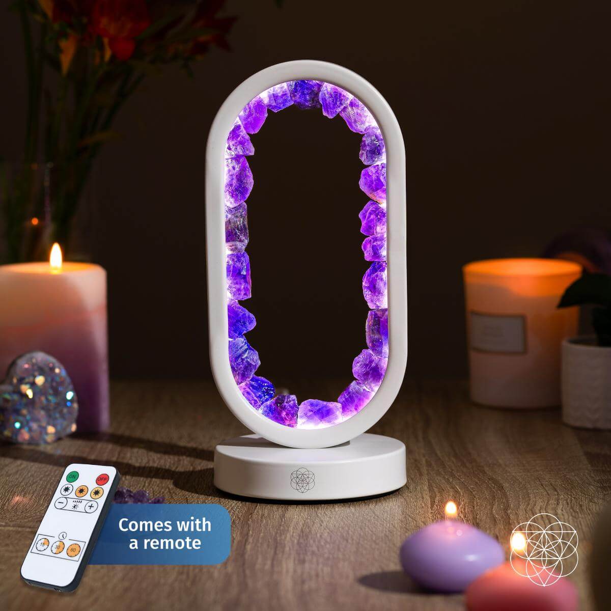 Portal to Peace - Amethyst Lamp