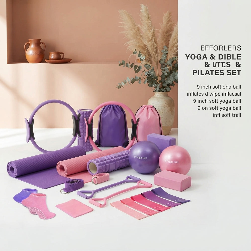 13-Piece Yoga & Pilates Set - stellar-stats-with-image