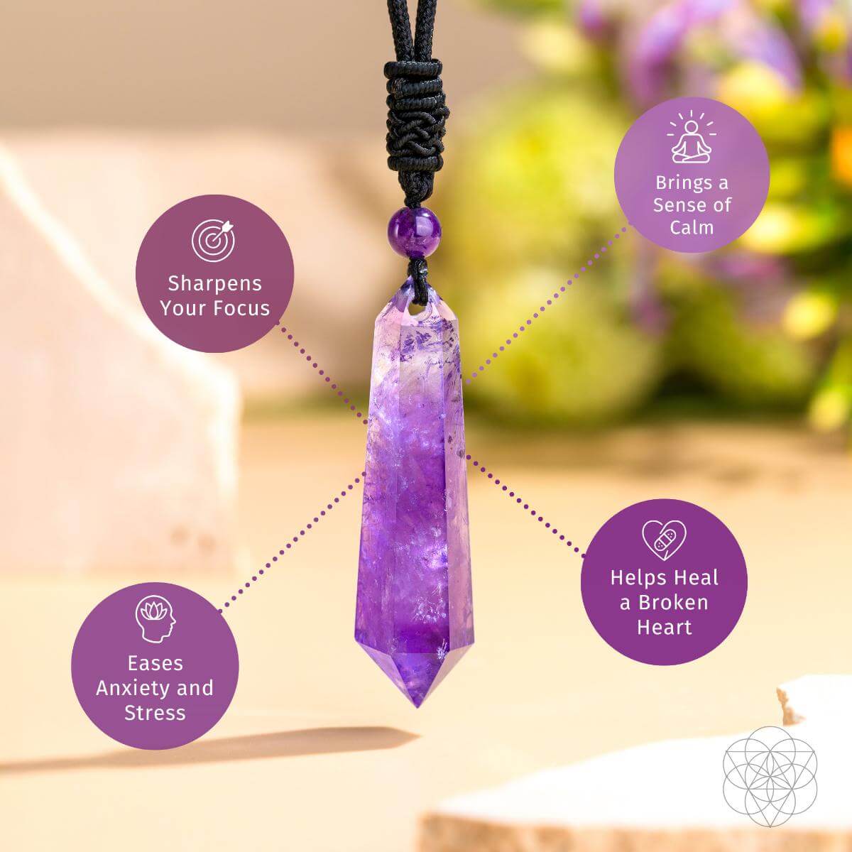The Amethyst Talisman of Daily Calm